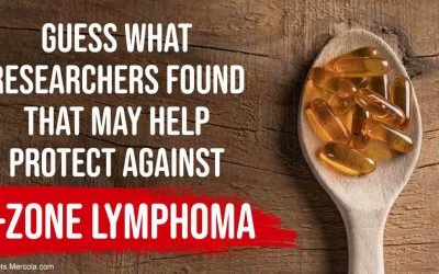 Giving your dog plenty of this might help prevent lymphoma