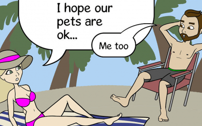 This Artist Creates Silly Comics About Her Husband And Pets As A Way To Unwind After Work (18 Pics)