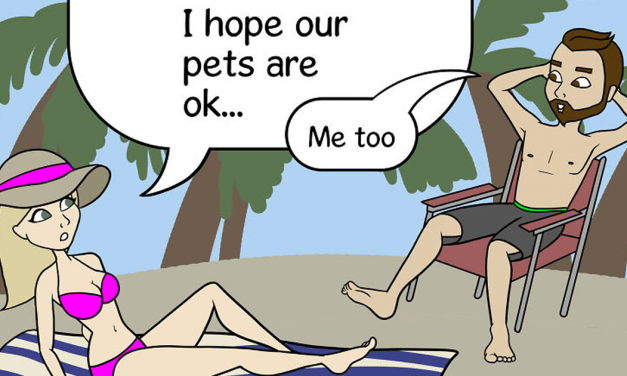 This Artist Creates Silly Comics About Her Husband And Pets As A Way To Unwind After Work (18 Pics)
