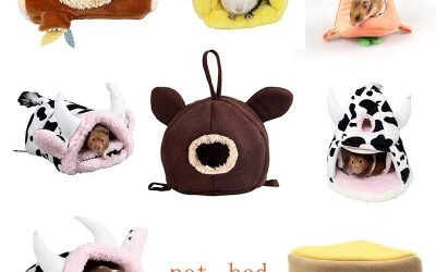 Hamster Nest Pet Kennel Bed & Sofa House Warm Dog Cats Bird Sleeping Bag Nest Cave Bed Nest House for Size Small Medium Pet