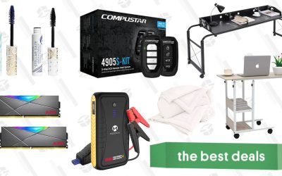 Sunday's Best Deals: Compustar Remote Start Kit, Buffy Cloud Comforters, XPG Spectrix RAM, Pacifica Vegan & Clean Mascara, Moock Jump Starter, and More