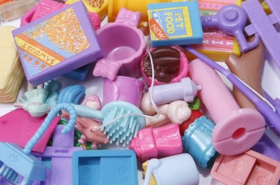 Vintage Kenner Littlest Pet Shop Accessories #4 – PICK YOUR OWN – food dish, parts, pieces – vtx – 20-01-122