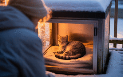 Before & After: How a Heated Cat House Can Save Outdoor & Feral Cats This Winter