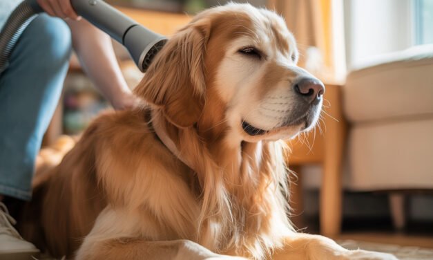 Quiet Pet Grooming Vacuum for Anxious Dogs