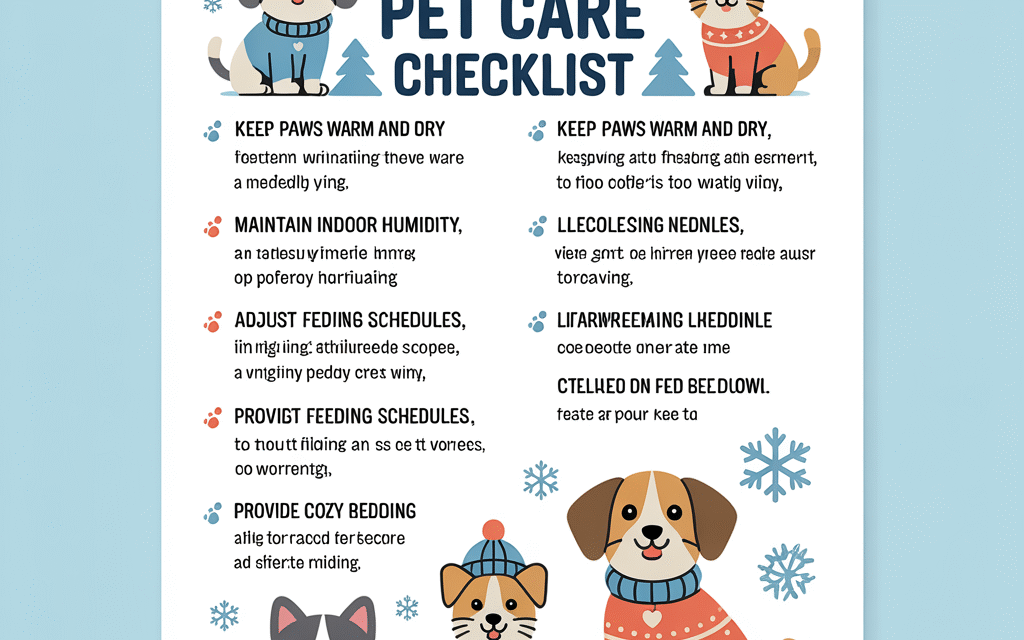 The Ultimate Winter Pet Care Checklist (Backed by Science, Built for Real Life)